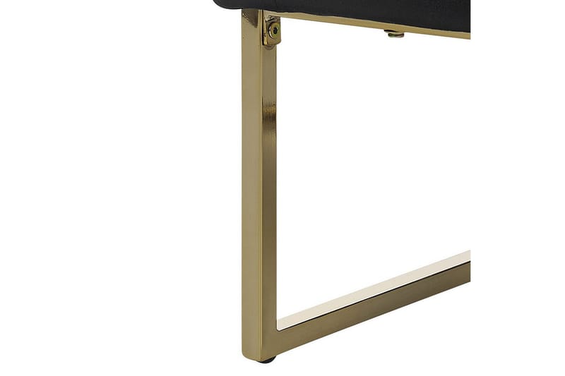 Fåtölj Sirkka - Svart, guld - Möbler - Fåtölj & stolar - Fåtölj