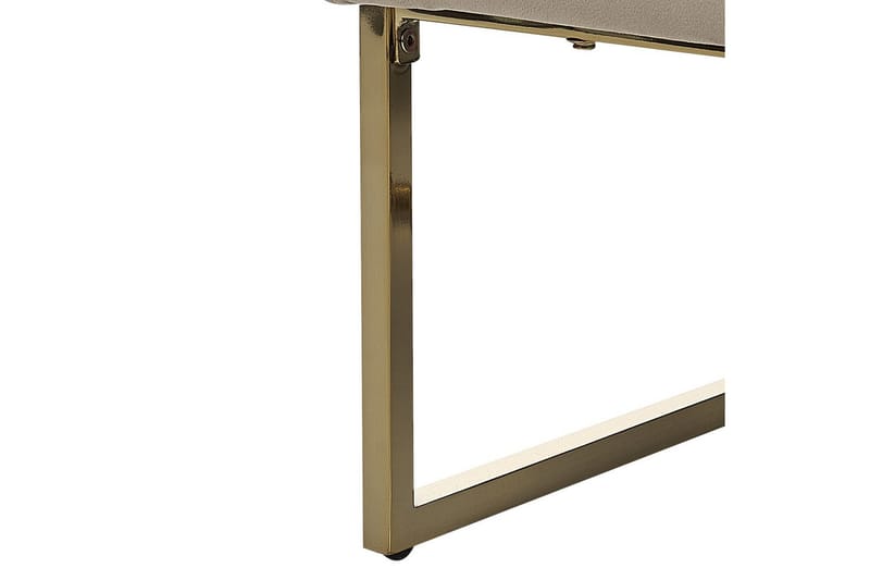 Fåtölj Sirkka - Taupe, guld - Möbler - Fåtölj & stolar - Fåtölj