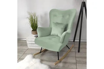 Skandynawski Fåtölj - Sammet/Grön - Möbler - Fåtölj & stolar - Fåtölj - Sammetsfåtölj