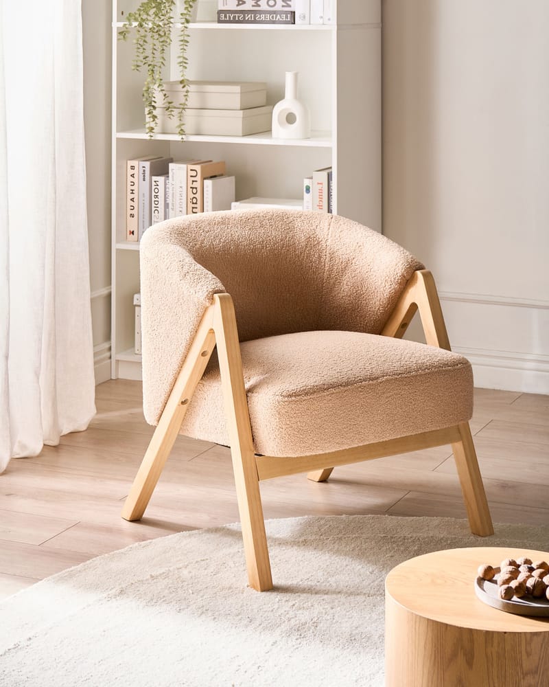 Fåtölj Skei - Beige - Möbler - Fåtölj & stolar - Fåtölj