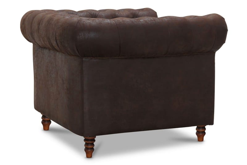 Cambridge Fåtölj - Tyg vintage brun - Möbler - Fåtölj & stolar - Fåtölj - Skinnfåtölj & läderfåtölj