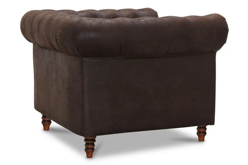 Cambridge Fåtölj - Tyg vintage brun - Möbler - Fåtölj & stolar - Fåtölj - Skinnfåtölj & läderfåtölj