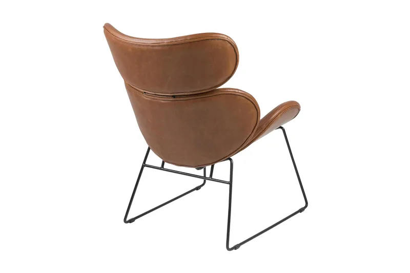 Deprema Fåtölj - Brun - Möbler - Fåtölj & stolar - Fåtölj - Skinnfåtölj & läderfåtölj