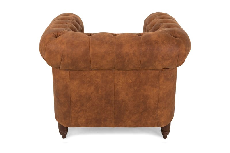 Fåtölj Chester Deluxe Vintage - Cognac - Möbler - Fåtölj & stolar - Fåtölj - Skinnfåtölj & läderfåtölj