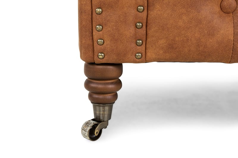 Fåtölj Chester Deluxe Vintage - Cognac - Möbler - Fåtölj & stolar - Fåtölj - Skinnfåtölj & läderfåtölj
