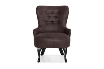 Fåtölj Thunia - Vintage Brun - Möbler - Fåtölj & stolar - Fåtölj - Skinnfåtölj & läderfåtölj