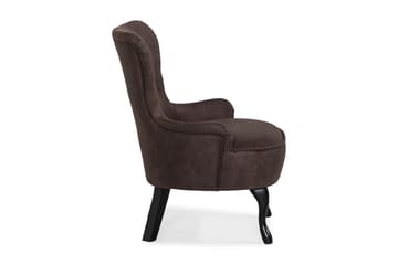 Fåtölj Thunia - Vintage Brun - Möbler - Fåtölj & stolar - Fåtölj - Skinnfåtölj & läderfåtölj
