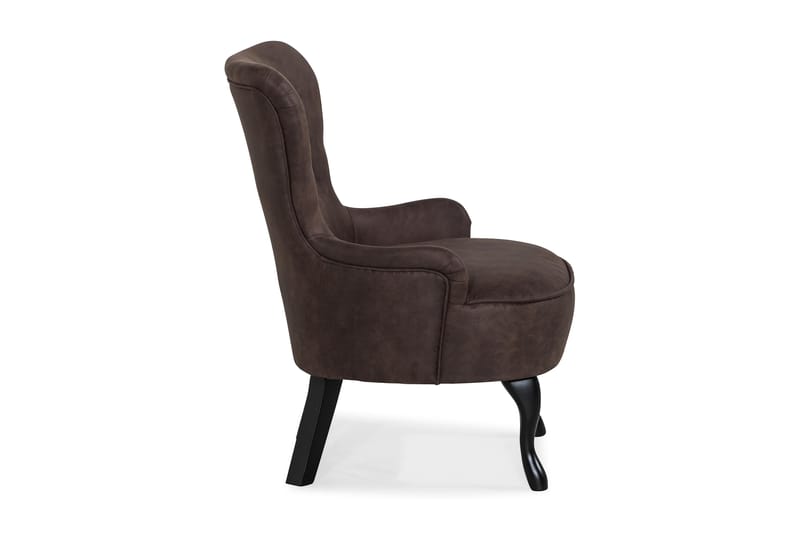 Fåtölj Thunia - Vintage Brun - Möbler - Fåtölj & stolar - Fåtölj - Skinnfåtölj & läderfåtölj