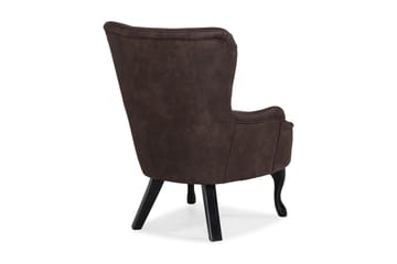 Fåtölj Thunia - Vintage Brun - Möbler - Fåtölj & stolar - Fåtölj - Skinnfåtölj & läderfåtölj