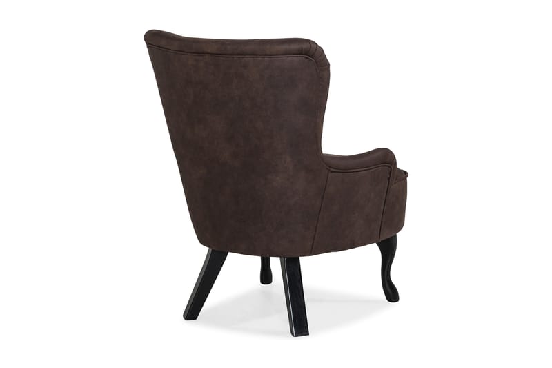 Fåtölj Thunia - Vintage Brun - Möbler - Fåtölj & stolar - Fåtölj - Skinnfåtölj & läderfåtölj