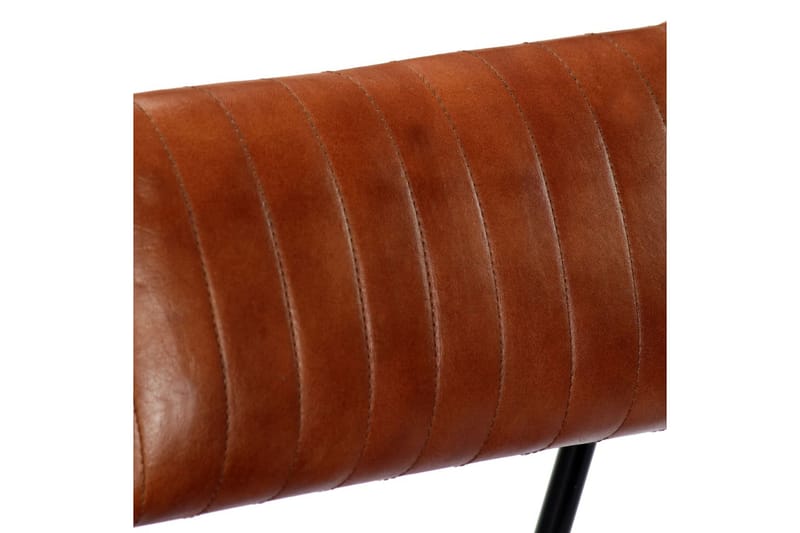 Gungfåtölj brun äkta läder - Brun - Skinnfåtölj & läderfåtölj - Fåtölj