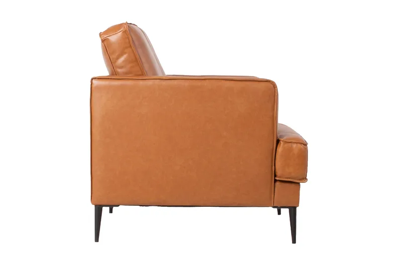 Leo Fåtölj Ljusbrun - Möbler - Fåtölj & stolar - Fåtölj - Skinnfåtölj & läderfåtölj