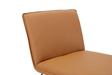 Loungefåtölj Cirino Konstläder - Cognac - Möbler - Fåtölj & stolar - Fåtölj - Skinnfåtölj & läderfåtölj