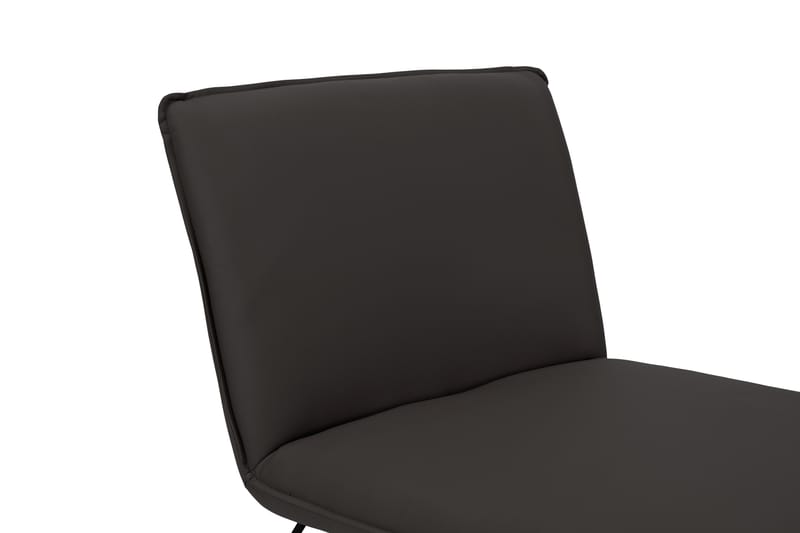 Loungefåtölj Cirino Konstläder - Svart - Möbler - Fåtölj & stolar - Fåtölj - Skinnfåtölj & läderfåtölj