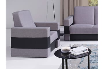 Lux Fåtölj 82x82x90 cm - Grå - Möbler - Fåtölj & stolar - Fåtölj