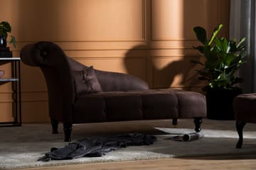 Schäslong Thunia - Vintage Brun - Möbler - Fåtölj & stolar - Fåtölj - Skinnfåtölj & läderfåtölj