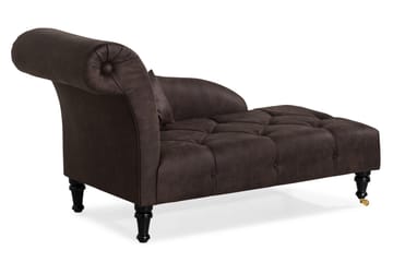 Schäslong Thunia - Vintage Brun - Möbler - Fåtölj & stolar - Fåtölj - Skinnfåtölj & läderfåtölj