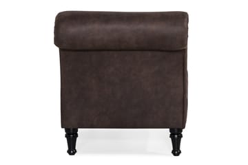 Schäslong Thunia - Vintage Brun - Möbler - Fåtölj & stolar - Fåtölj - Skinnfåtölj & läderfåtölj