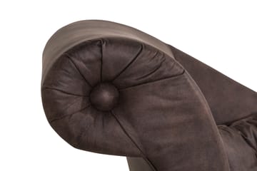Schäslong Thunia - Vintage Brun - Möbler - Fåtölj & stolar - Fåtölj - Skinnfåtölj & läderfåtölj