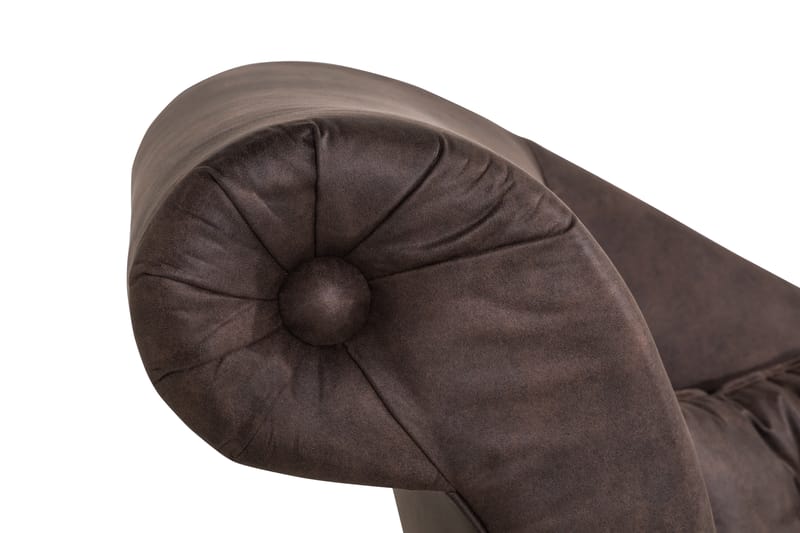 Schäslong Thunia - Vintage Brun - Möbler - Fåtölj & stolar - Fåtölj - Skinnfåtölj & läderfåtölj