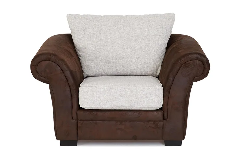 Toronto Fåtölj - Brun/Beige - Möbler - Fåtölj & stolar - Fåtölj - Skinnfåtölj & läderfåtölj