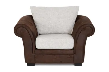 Toronto Fåtölj - Brun/Beige - Möbler - Fåtölj & stolar - Fåtölj - Skinnfåtölj & läderfåtölj