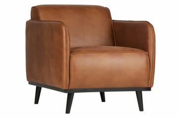 Skinnfåtölj Nowell - Cognac - Möbler - Fåtölj & stolar - Fåtölj