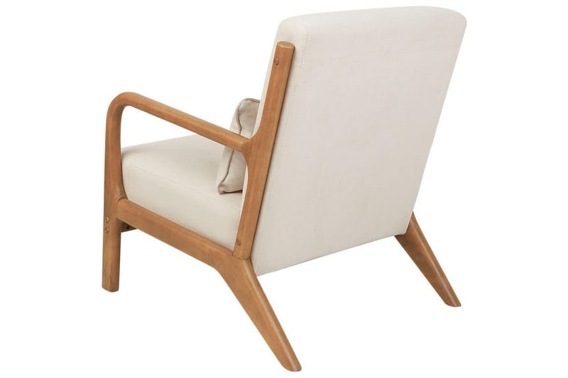 Fåtölj Skovde - Ljusbeige, ljust trä - Möbler - Fåtölj & stolar - Fåtölj