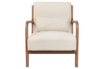 Fåtölj Skovde - Ljusbeige, ljust trä - Möbler - Fåtölj & stolar - Fåtölj