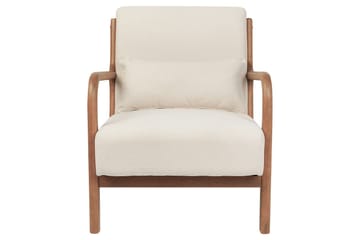 Fåtölj Skovde - Ljusbeige, ljust trä - Möbler - Fåtölj & stolar - Fåtölj