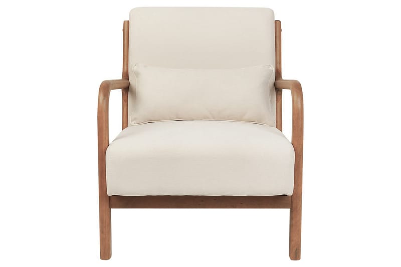 Fåtölj Skovde - Ljusbeige, ljust trä - Möbler - Fåtölj & stolar - Fåtölj