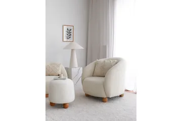 Slon Teddy Fåtölj - Vit - Möbler - Fåtölj & stolar - Fåtölj