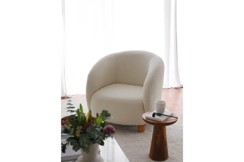 Slon Teddy Fåtölj - Vit - Möbler - Fåtölj & stolar - Fåtölj