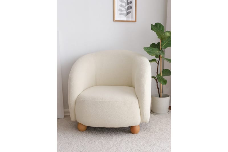 Slon Teddy Fåtölj - Vit - Möbler - Fåtölj & stolar - Fåtölj