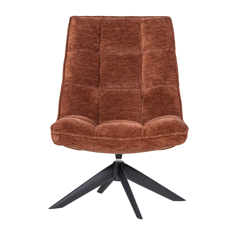 Snurrfåtölj Jouke - Rostbrun - Möbler - Fåtölj & stolar - Fåtölj