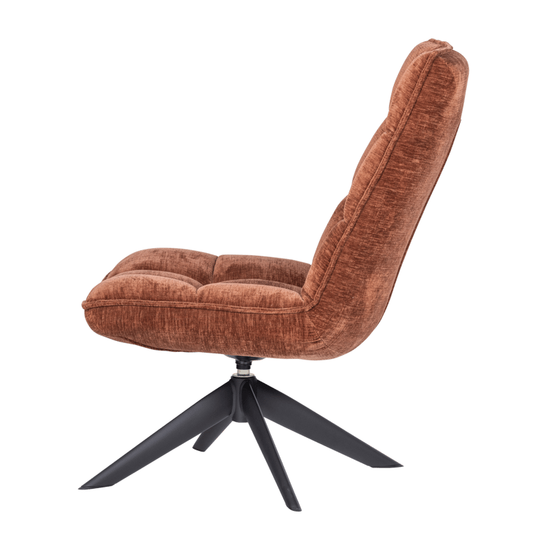 Snurrfåtölj Jouke - Rostbrun - Möbler - Fåtölj & stolar - Fåtölj