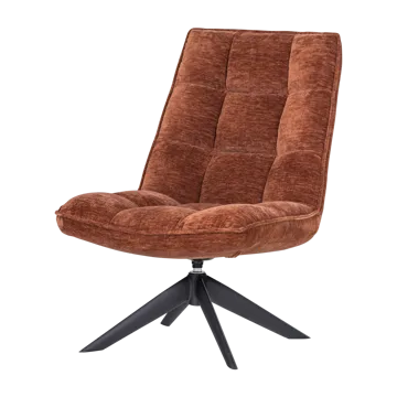 Snurrfåtölj Jouke - Rostbrun - Möbler - Fåtölj & stolar - Fåtölj