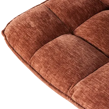 Snurrfåtölj Jouke - Rostbrun - Möbler - Fåtölj & stolar - Fåtölj - Fåtölj utan armstöd