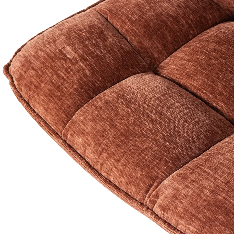 Snurrfåtölj Jouke - Rostbrun - Möbler - Fåtölj & stolar - Fåtölj - Fåtölj utan armstöd