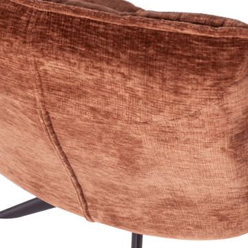 Snurrfåtölj Jouke - Rostbrun - Möbler - Fåtölj & stolar - Fåtölj
