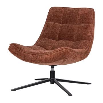 Snurrfåtölj Maudi - Brun - Möbler - Fåtölj & stolar - Fåtölj