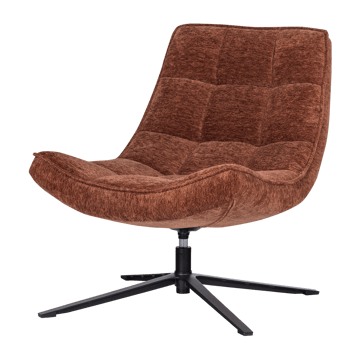 Snurrfåtölj Maudi - Brun - Möbler - Fåtölj & stolar - Fåtölj - Fåtölj utan armstöd