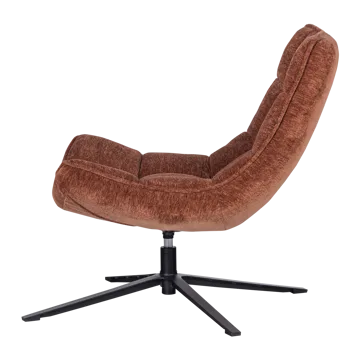 Snurrfåtölj Maudi - Brun - Möbler - Fåtölj & stolar - Fåtölj
