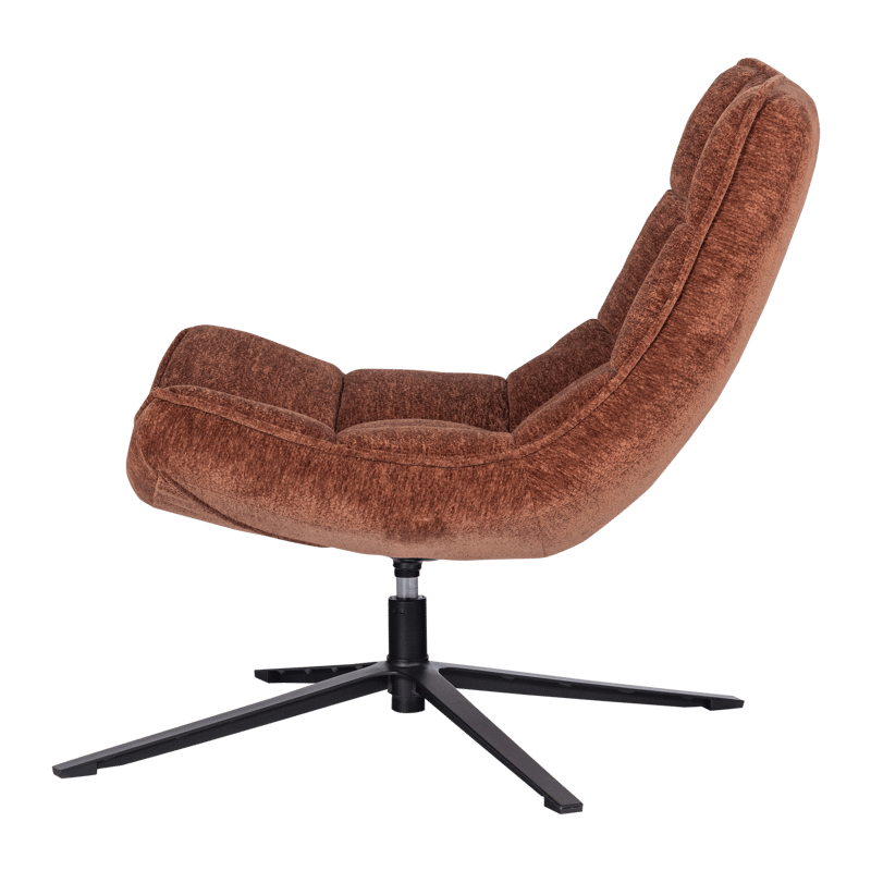 Snurrfåtölj Maudi - Brun - Möbler - Fåtölj & stolar - Fåtölj - Fåtölj utan armstöd