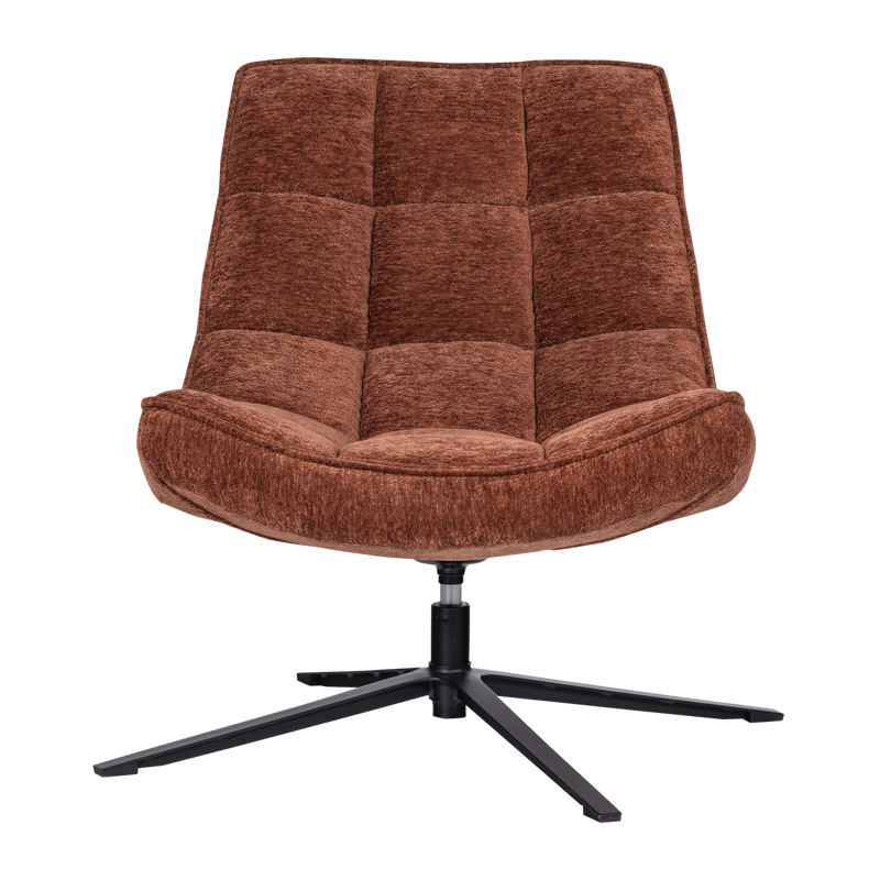 Snurrfåtölj Maudi - Brun - Möbler - Fåtölj & stolar - Fåtölj