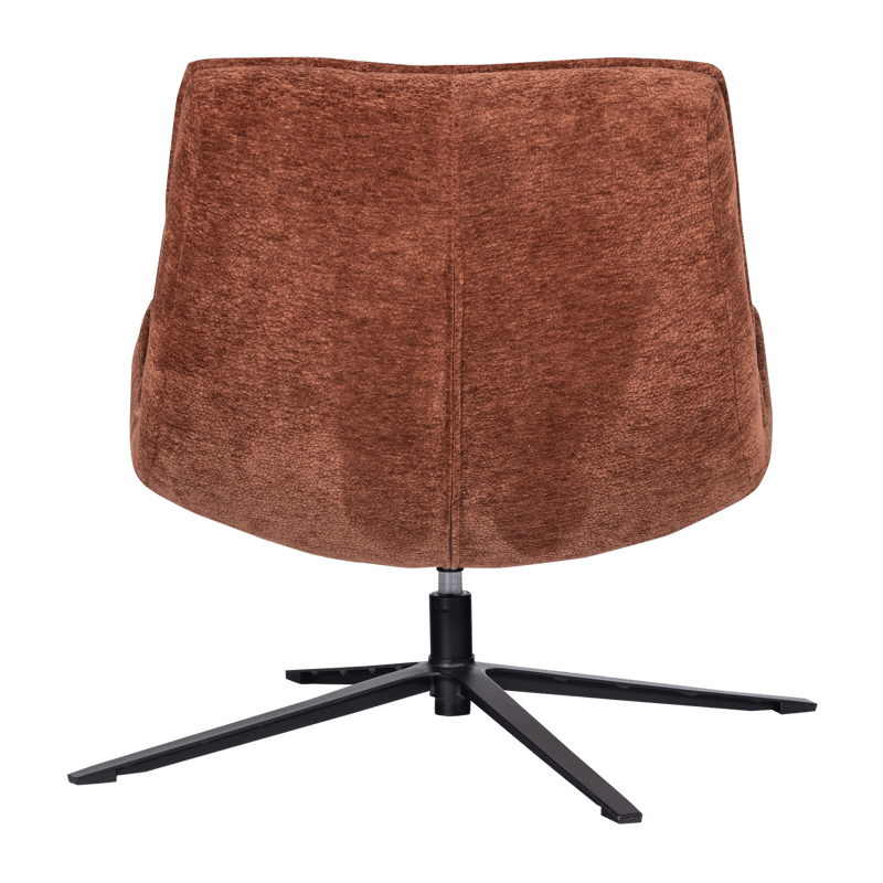 Snurrfåtölj Maudi - Brun - Möbler - Fåtölj & stolar - Fåtölj - Fåtölj utan armstöd