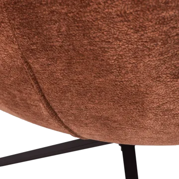 Snurrfåtölj Maudi - Brun - Möbler - Fåtölj & stolar - Fåtölj