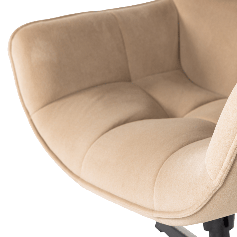 Snurrfåtölj Wibo - Sand - Möbler - Fåtölj & stolar - Fåtölj