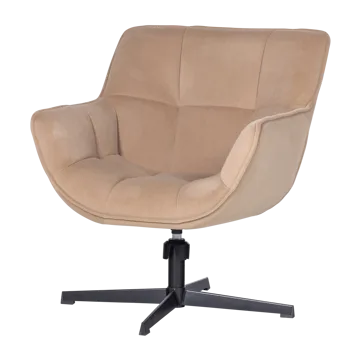 Snurrfåtölj Wibo - Sand - Möbler - Fåtölj & stolar - Fåtölj