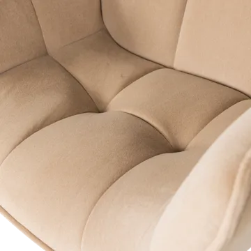 Snurrfåtölj Wibo - Sand - Möbler - Fåtölj & stolar - Fåtölj